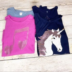Bundle of  4 Gap Kids XXL Shirts